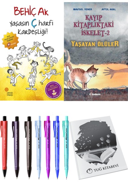 Kayıp Kitaplıktaki Iskelet 2 Yaşayan Ölüler ve Yaşasın Ç Harfi Kardeşliği 2li Set