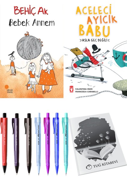 Aceleci Ayıcık Babu Asla Geç Değil ve Bebek Annem 2li Set
