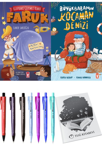 Büyükbabamın Kocaman Denizi ve Uzaydaki Gizemli Robot Faruk 2li Set