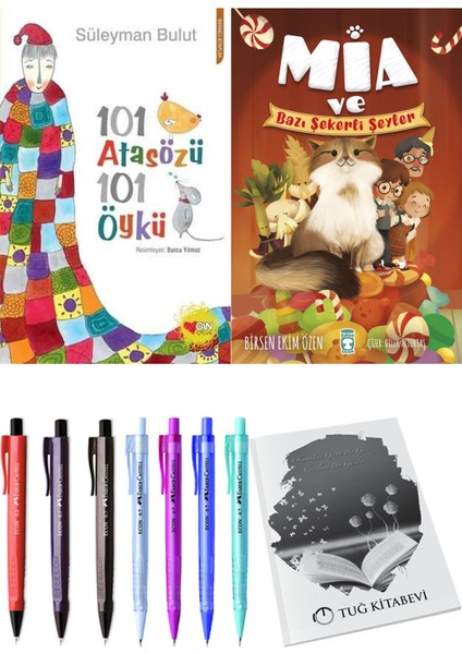 Mia ve Bazı Şekerli Şeyler ve 101 Atasözü 101 Öykü Süleyman Bulut 2li Set
