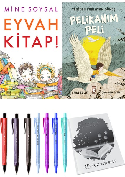Yeniden Parlayan Güneş Pelikanım Peli ve Eyvah Kitap! 2li Set