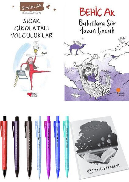 Bulutlara Şiir Yazan Çocuk ve Sıcak Çikolatalı Yolculuklar 2li Set
