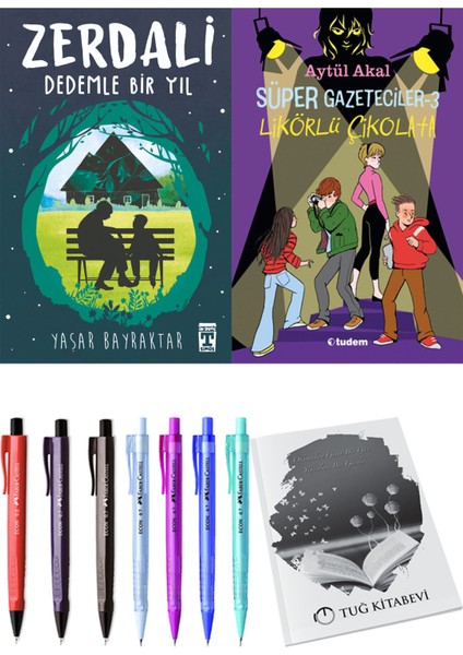 Süper Gazeteciler 3 Likörlü Çikolata ve Zerdali Dedemle Bir Yıl 2li Set