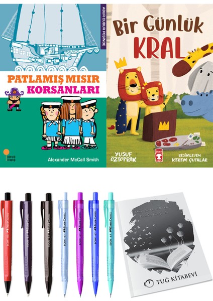 Bir Günlük Kral ve Patlamış Mısır Korsanları 2li Set
