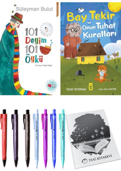 Bay Tekir ve Onun Tuhaf Kuralları ve 101 Deyim 101 Öykü Süleyman Bulut 2li Set