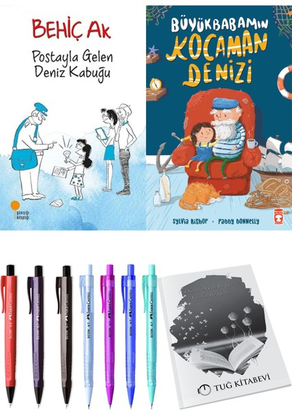 Büyükbabamın Kocaman Denizi ve Postayla Gelen Deniz Kabuğu 2li Set