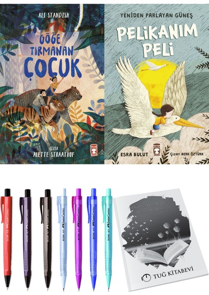 Yeniden Parlayan Güneş Pelikanım Peli ve Göğe Tırmanan Çocuk 2li Set