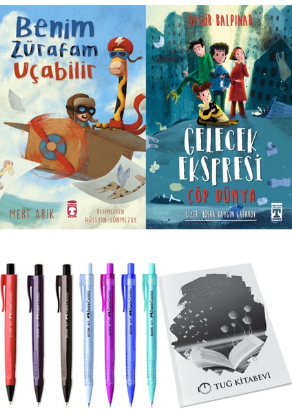 Gelecek Ekspresi Çöp Dünya ve Benim Zürafam Uçabilir 2li Set