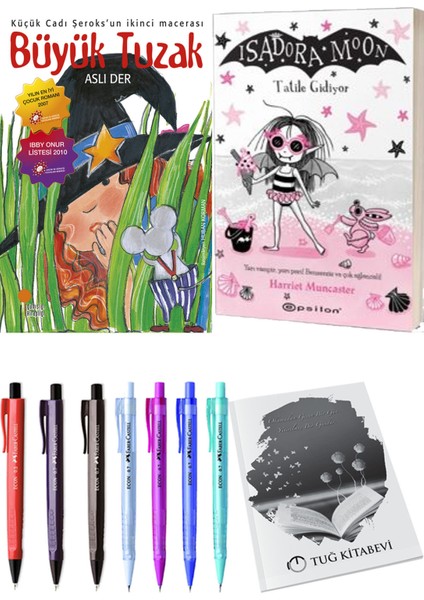 Isadora Moon 11 Tatile Gidiyor ve Büyük Tuzak 2li Set