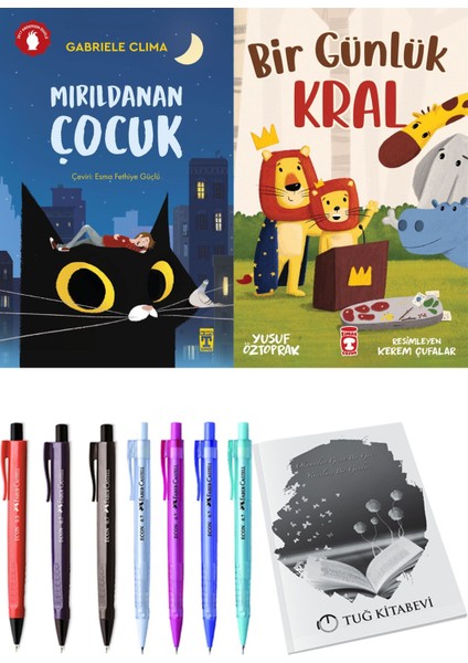 Bir Günlük Kral ve Mırıldanan Çocuk 2li Set