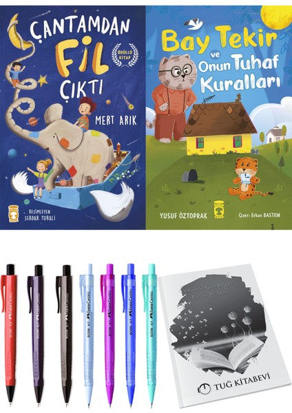 Bay Tekir ve Onun Tuhaf Kuralları ve Çantamdan Fil Çıktı 2li Set