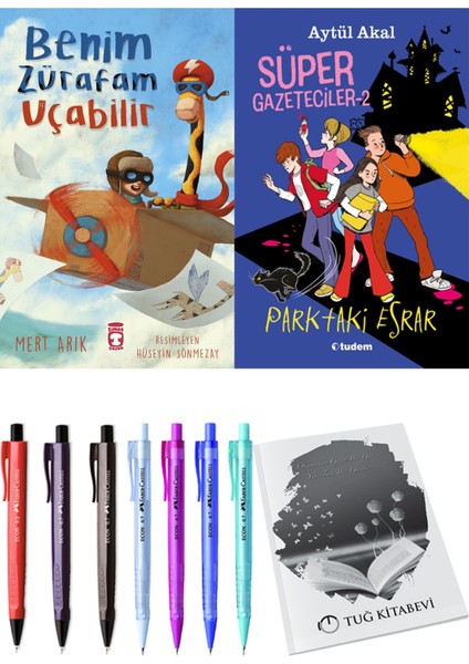 Süper Gazeteciler 2 Parktaki Esrar ve Benim Zürafam Uçabilir 2li Set