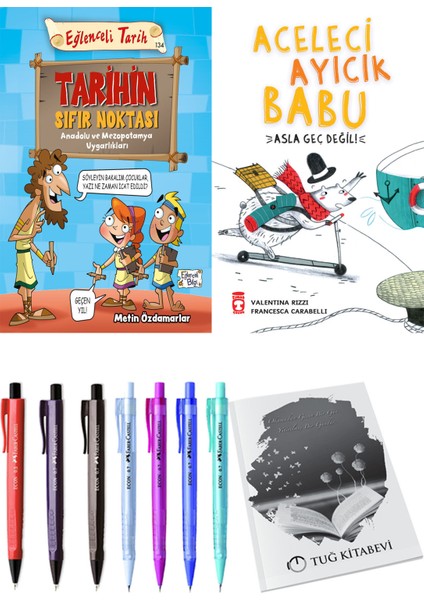 Aceleci Ayıcık Babu Asla Geç Değil ve Tarihin Sıfır Noktası Anadolu ve Mezopotomya Uygarlıkları 2li Set