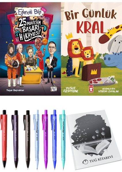Bir Günlük Kral ve 25 Muhteşem Başarı Hikayesi 2li Set