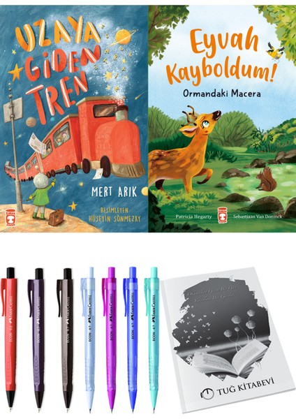 Eyvah Kayboldum! Ormandaki Macera ve Uzaya Giden Tren 2li Set