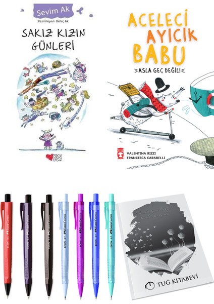 Aceleci Ayıcık Babu Asla Geç Değil ve Sakız Kızın Günleri 2li Set