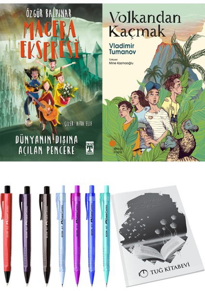 Volkandan Kaçmak ve Gelecek Ekspresi Dünyanın Dışına Açılan Pencere 2li Set