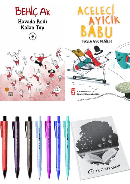 Aceleci Ayıcık Babu Asla Geç Değil ve Havada Asılı Kalan Top 2li Set