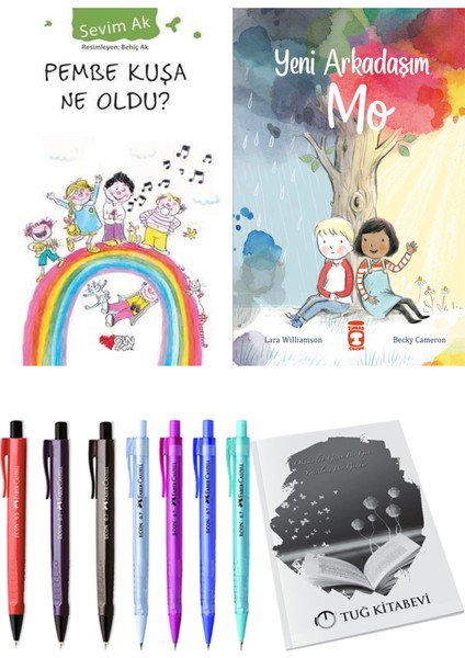 Yeni Arkadaşım Mo ve Pembe Kuşa Ne Oldu? 2li Set
