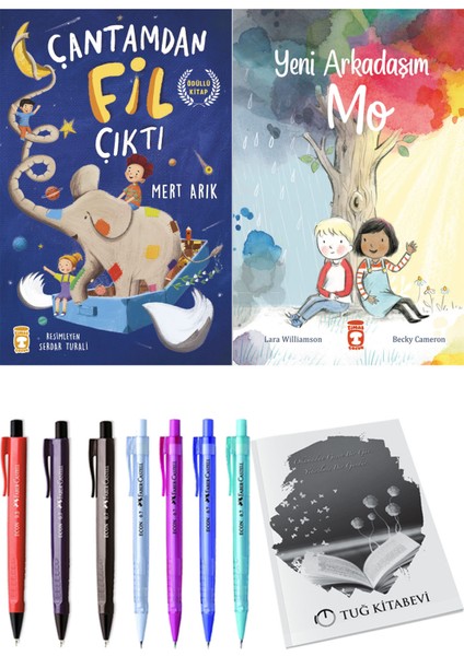 Yeni Arkadaşım Mo ve Çantamdan Fil Çıktı 2li Set