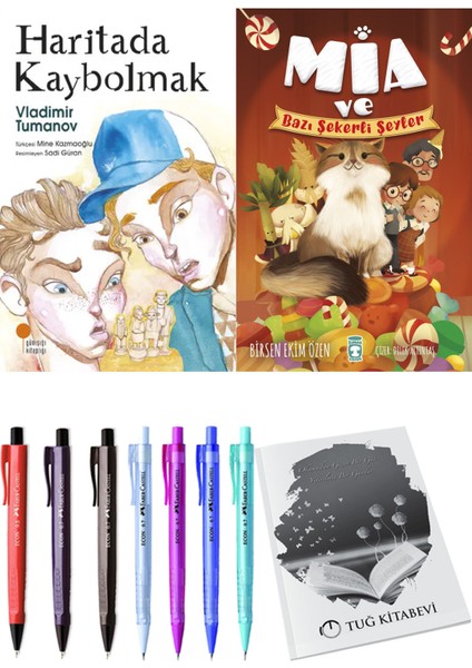 Mia ve Bazı Şekerli Şeyler ve Haritada Kaybolmak 2li Set