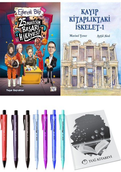 Kayıp Kitaplıktaki Iskelet 1 ve 25 Muhteşem Başarı Hikayesi 2li Set