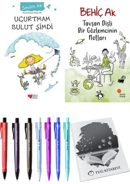 Tavşan Dişli Bir Gözlemcinin Notları ve Uçurtmam Bulut Şimdi 2li Set