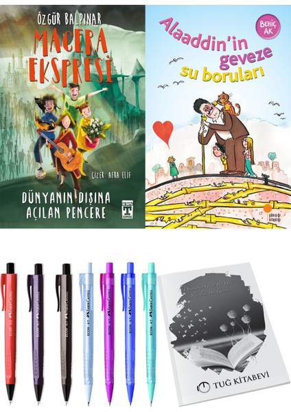 Alaaddin’in Geveze Su Boruları ve Gelecek Ekspresi Dünyanın Dışına Açılan Pencere 2li Set