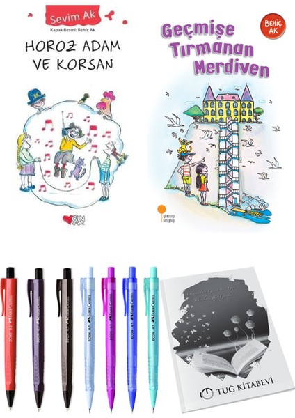 Geçmişe Tırmanan Merdiven ve Horoz Adam ve Korsan 2li Set