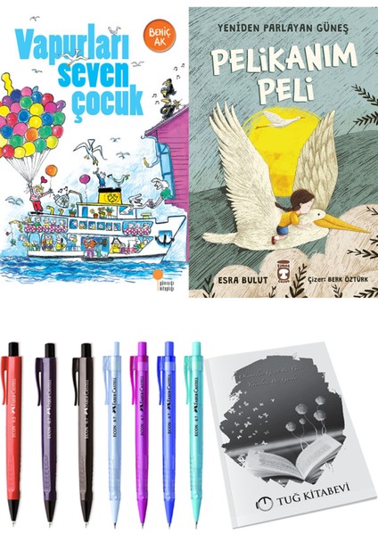 Yeniden Parlayan Güneş Pelikanım Peli ve Vapurları Seven Çocuk 2li Set