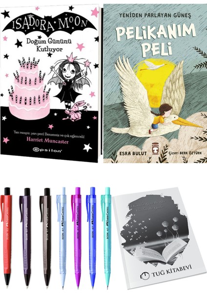 Yeniden Parlayan Güneş Pelikanım Peli ve Isadora Moon 4 Doğum Gününü Kutluyor 2li Set