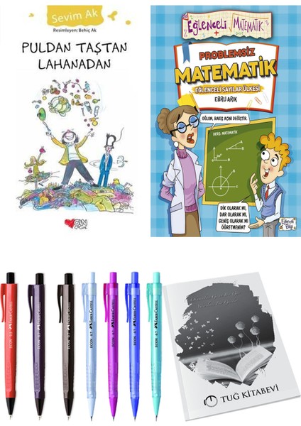 Problemsiz Matematik ve Puldan Taştan Lahanadan 2li Set
