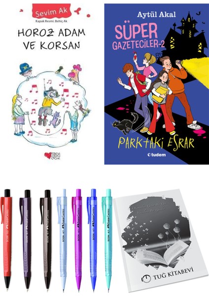 Süper Gazeteciler 2 Parktaki Esrar ve Horoz Adam ve Korsan 2li Set