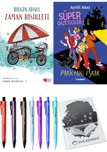 Süper Gazeteciler 2 Parktaki Esrar ve Zaman Bisikleti 1 2li Set