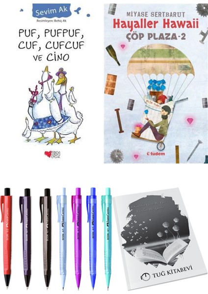 Çöp Plaza 2 Hayaller Hawaii ve Puf, Pufpuf, Cuf, Cufcuf ve Cino 2li Set