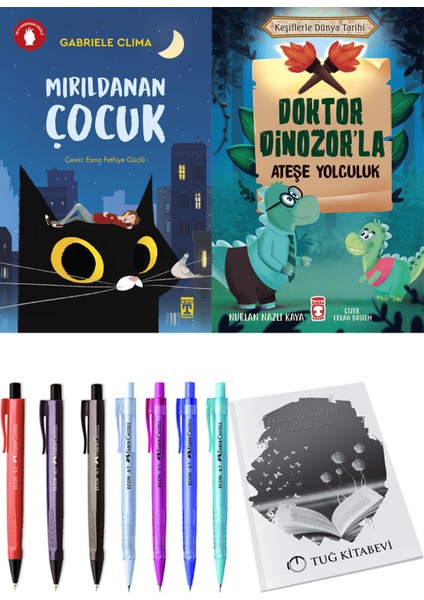 Doktor Dinozor'la Ateşe Yolculuk ve Mırıldanan Çocuk 2li Set