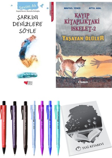 Kayıp Kitaplıktaki Iskelet 2 Yaşayan Ölüler ve Şarkını Denizlere Söyle 2li Set