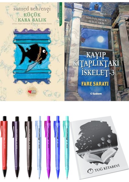 Kayıp Kitaplıktaki Iskelet 3 Fare Sarayı ve Küçük Kara Balık 2li Set
