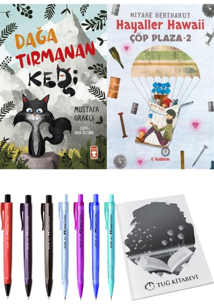 Çöp Plaza 2 Hayaller Hawaii ve Dağa Tırmanan Kedi 2li Set