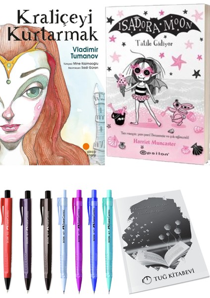 Isadora Moon 11 Tatile Gidiyor ve Kraliçeyi Kurtarmak 2li Set