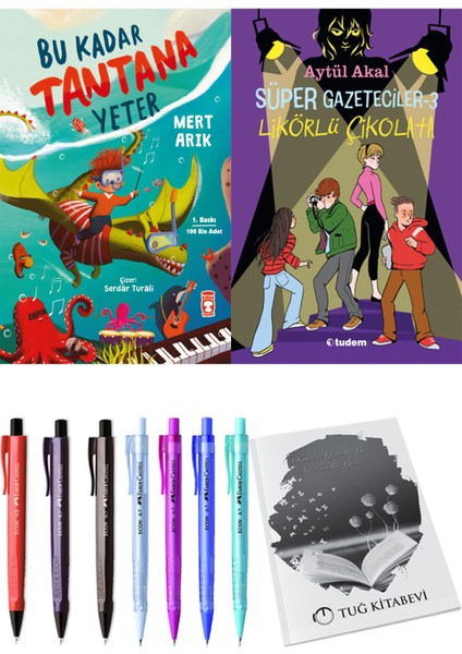 Süper Gazeteciler 3 Likörlü Çikolata ve Bu Kadar Tantana Yeter 2li Set