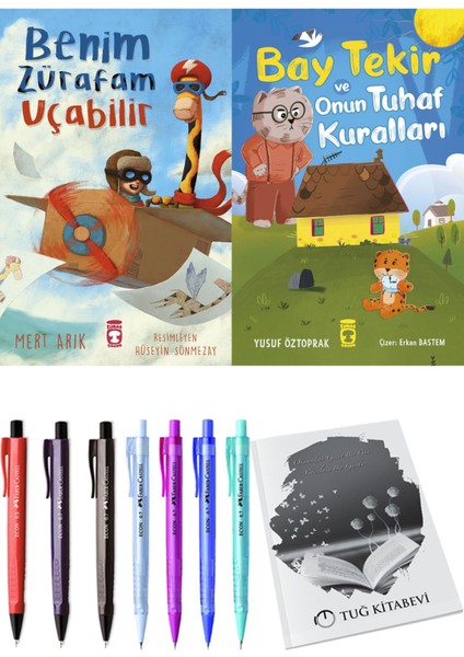 Bay Tekir ve Onun Tuhaf Kuralları ve Benim Zürafam Uçabilir 2li Set