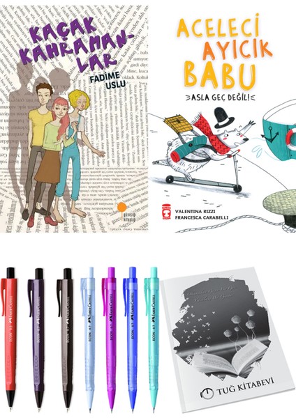 Aceleci Ayıcık Babu Asla Geç Değil ve Kaçak Kahramanlar 2li Set