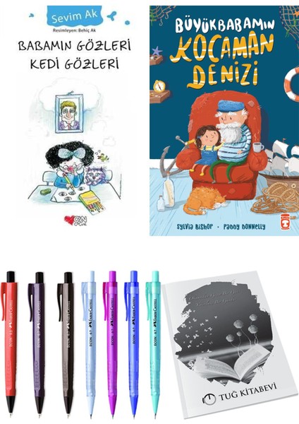 Büyükbabamın Kocaman Denizi ve Babamın Gözleri Kedi Gözleri 2li Set