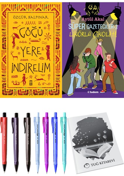 Süper Gazeteciler 3 Likörlü Çikolata ve Göğü Yere Indirelim 2li Set