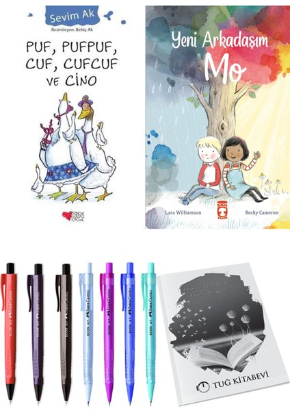 Yeni Arkadaşım Mo ve Puf, Pufpuf, Cuf, Cufcuf ve Cino 2li Set