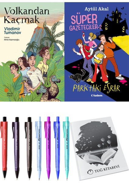 Süper Gazeteciler 2 Parktaki Esrar ve Volkandan Kaçmak 2li Set