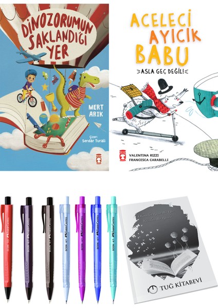 Aceleci Ayıcık Babu Asla Geç Değil ve Dinazorumun Saklandığı Yer 2li Set
