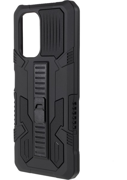 Xiaomi Redmi K40 Için Dört Köşeli Düşmeyi Önleyici Hava Yastığı Vanguard Hibrit Mobil Kılıf - Siyah (Yurt Dışından)