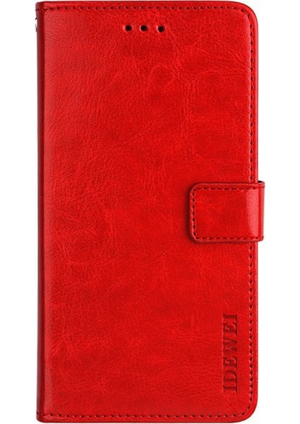 Xiaomi Redmi 14C 4g Standlı Kılıf Crazy Horse Dokulu Deri Telefon Kapağı-Kırmızı (Yurt Dışından) indirimleri